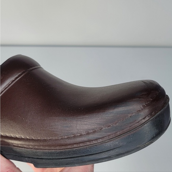 Klogs brown slip resistant food service/medical light weight women shoes - Picture 13 of 16